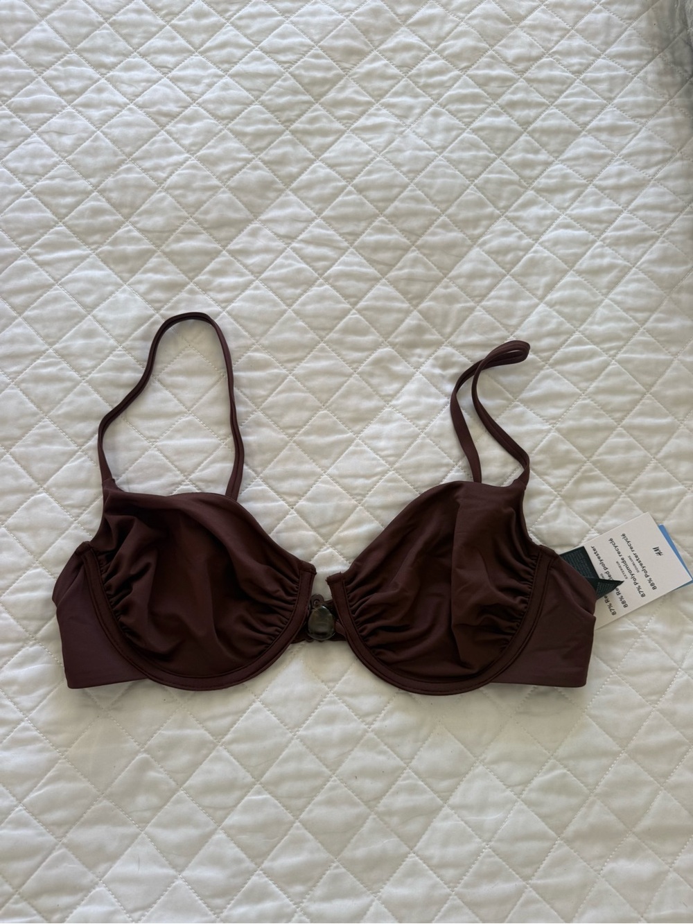 H&M Brown Underwire Bikini Top